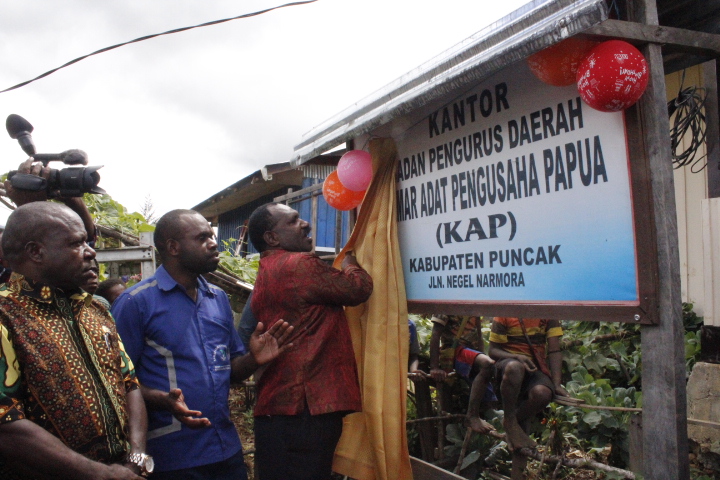Bupati resmikan Kantor KAP Kabupaten Puncak
